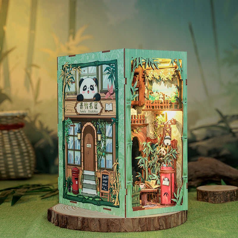 Panda Bookshop Book Nook | Timber Tales